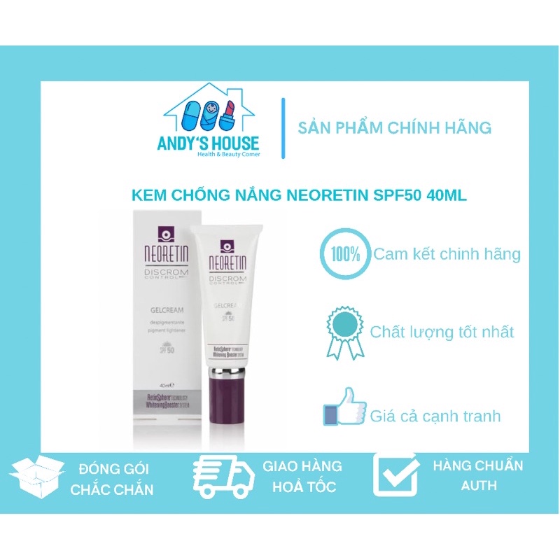 Kem Chống Nắng Neoretin SPF50 40ml