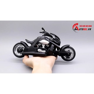 Mô hình xe Travertson V Rex black 1:12 Huayi Alloy 7068