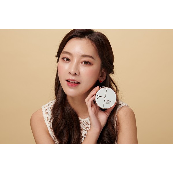 PHẤN NƯỚC LIME REAL COVER PINK CUSHION SPF50+ PA+++ (LIME V COLLAGEN) | BigBuy360 - bigbuy360.vn