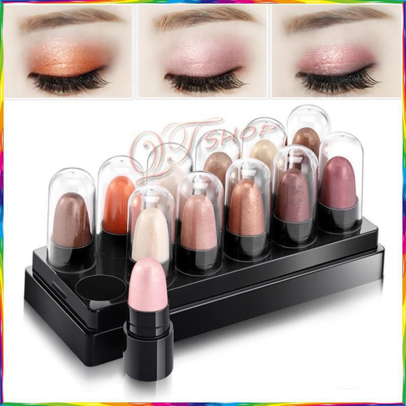 Bộ sáp bóng mắt highlight 12 thỏi Maycreate SBH