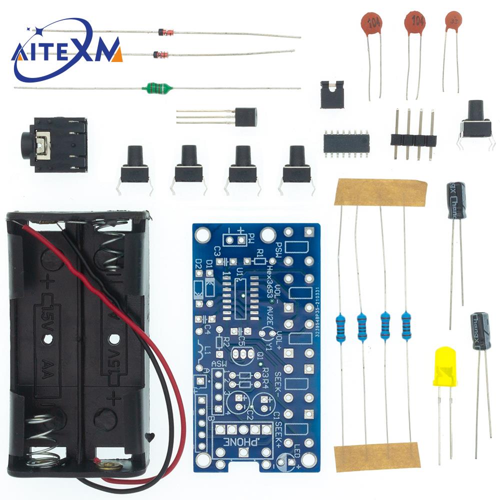 Mô Đun Thu Sóng Radio FM Không Dây PCB 76MHz-108MHz DC 1.8V-3.6V