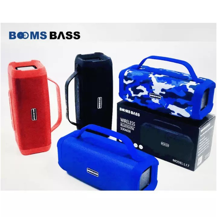 Loa bluetooth giá rẻ nghe nhạc mini Bombass L17 [✔️𝐇à𝐧𝐠 𝐂𝐡𝐮ẩ𝐧] Hỗ trợ thẻ nhớ,FM,audio