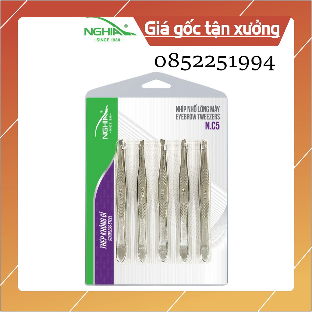 Vỉ 5 Nhíp NC5 N-C5 Kềm Nghĩa (Giá tốt nhất )