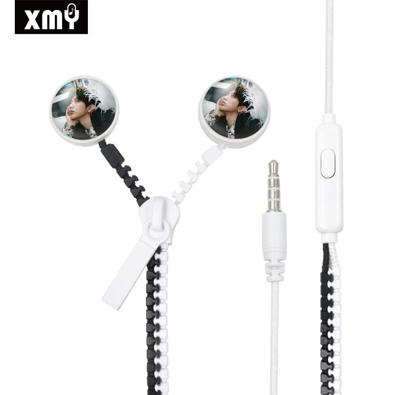 Tai nghe dạng dây khóa kèo hình Bt21 BTS Bangtan Boys | BigBuy360 - bigbuy360.vn