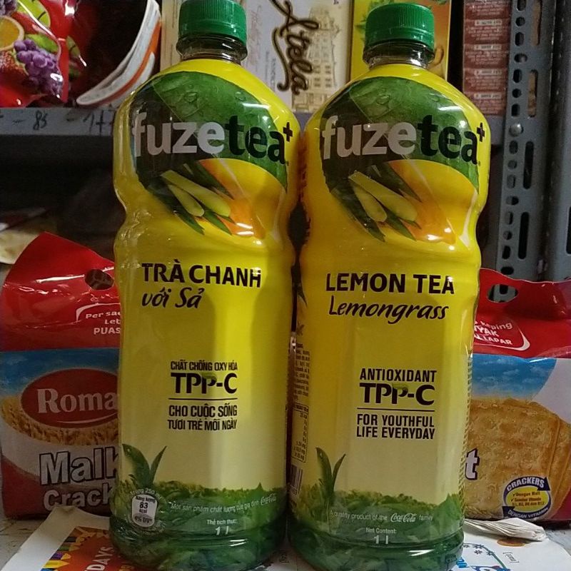 Trà chanh sả Fuze tea 1l