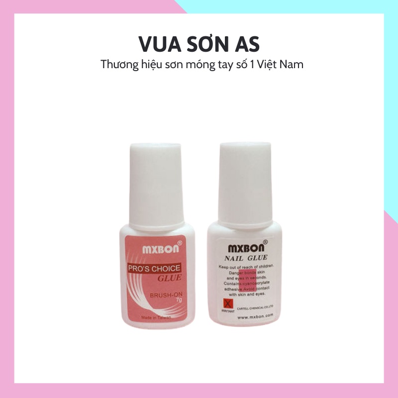 Keo dán móng giả gắn móng giả Mxbon 7g phụ kiện nail giá rẻ VUA SƠN AS