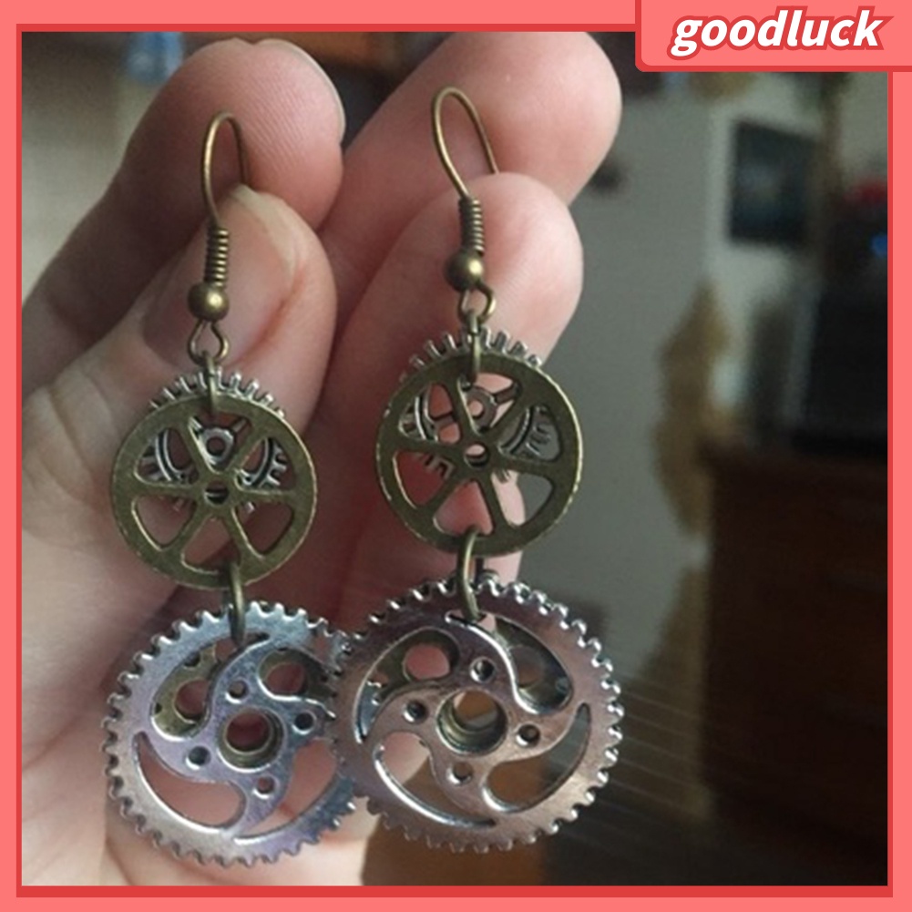 Khuyên Tai Hình Bánh Răng Độc Đáo Cho Nữ