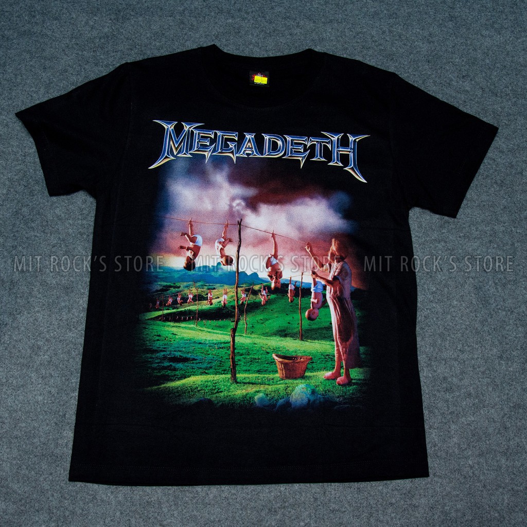 Áo Megadeth  - Rock band tee - Áo Rock - Size S, M, L, XL, XXL - Áo Thái Lan