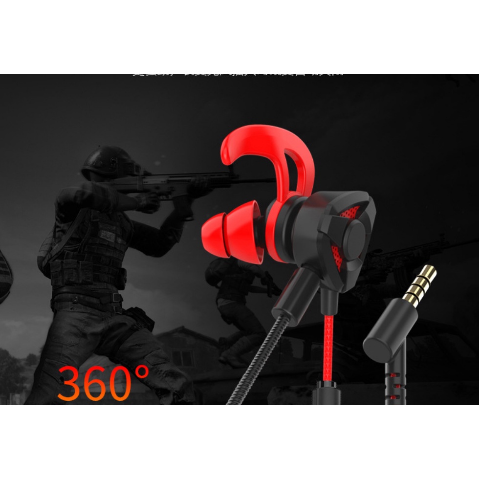 Tai nghe gaming G9 có mic cho điện thoại/pc chơi game PUBG mobile/FF/ROS/tốc chiến, Nghe Nhạc cực Hay, Đàm Thoại Rõ Nét