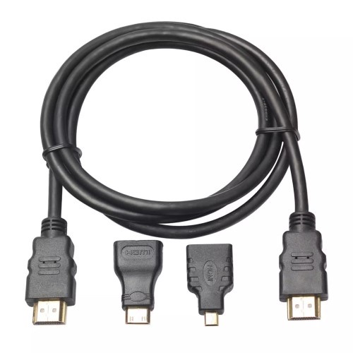 Cáp Chuyển Đổi HDMI Sang Mini/Micro HDMI Tốc Độ Cao 3 Trong 1 Dành Cho PC TV PS4