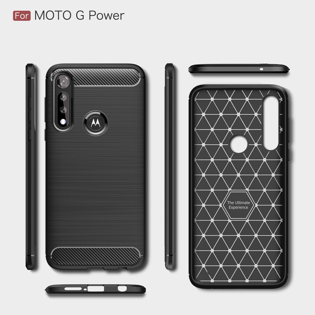 Ốp điện thoại mềm chống sốc dành cho Motorola Moto E7 2020 G Stylus Power Fast Play Edge S G100