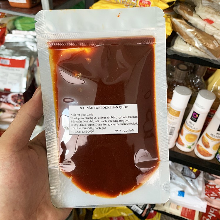 500g Bánh gạo hàn quốc tokbokki cắt khúc + 450g chả cá + 100g sốt + 100g phô mai kéo sợi