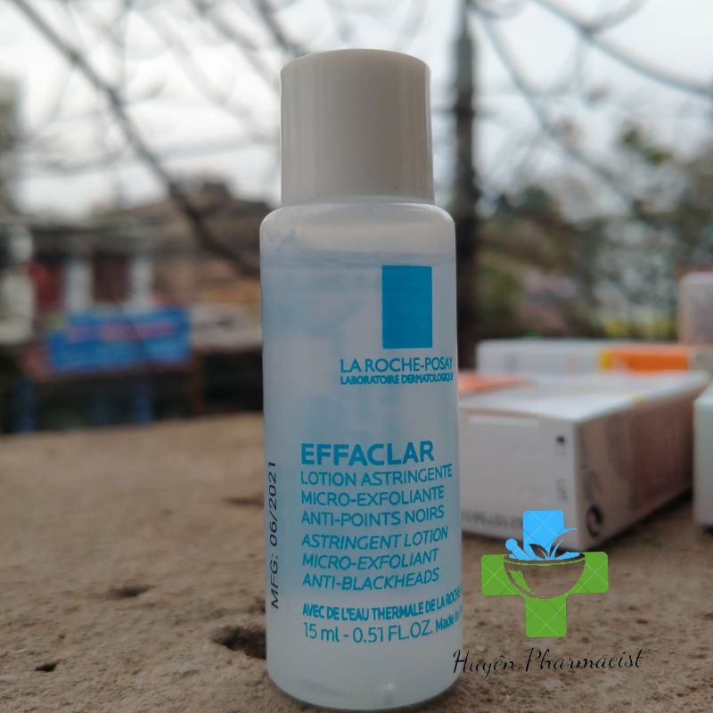 Toner da dầu mụn La Roche Posay Effaclar 15ml