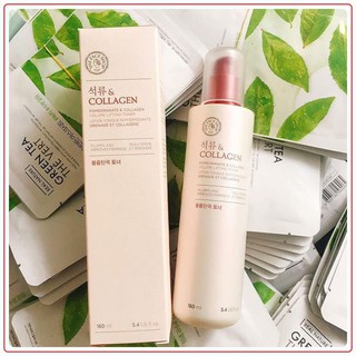 Nước cân bằng TheFaceShop Pomegranate And Collagen Volume Lifting Toner 160ml