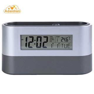 Hộp Đựng Bút Để Bàn Có Đồng Hồ Báo Thức