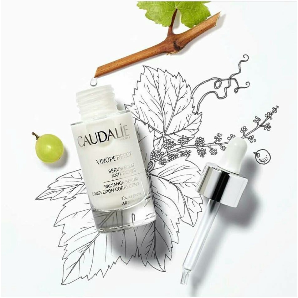 (Mini 10ml) Serum giảm nám trắng da Caudalie Vinoperfect Radiance Serum Complexion Correcting