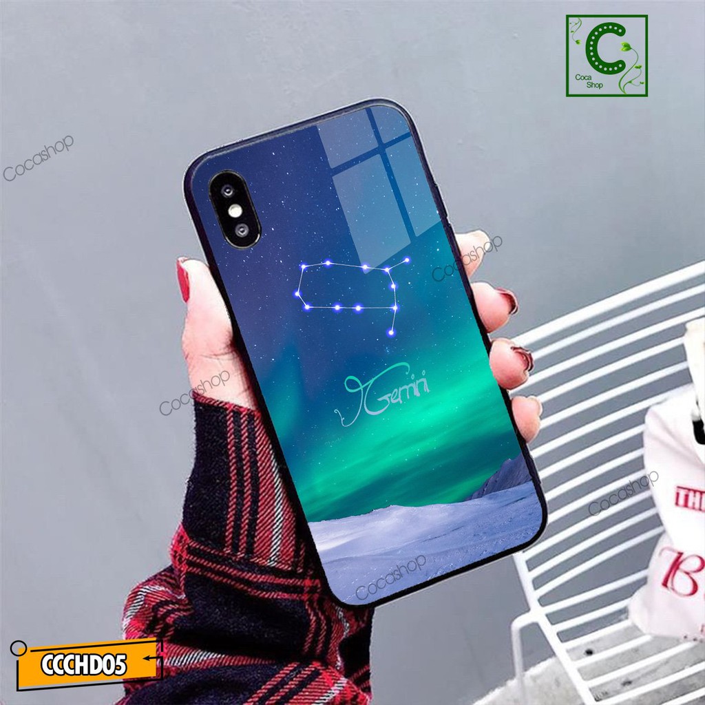 Ốp lưng iphone sáng bóng cầm tay chắc chắn - Cung Song Tử - 6/6plus/6s/6splus/7/7plus/8/8plus/x/xr/xs/11/12/pro/max