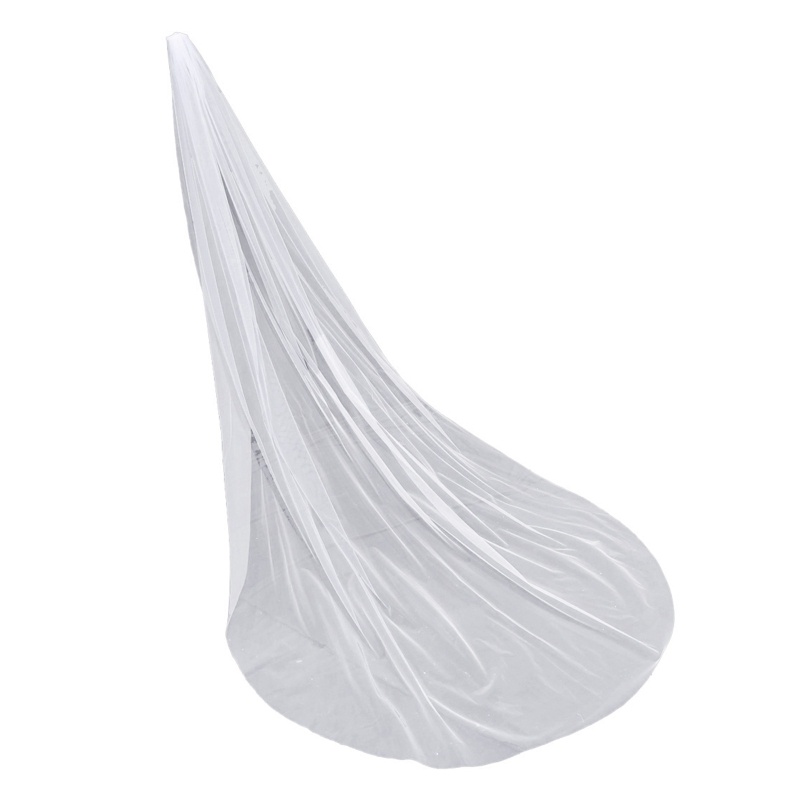 Mạng Che Mặt Vải Tuyn Đơn Giản Cho Cô Dâu