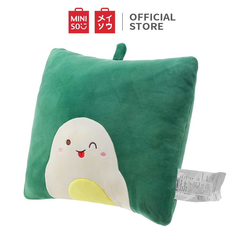 Gối ôm Fruit Series Avocado, vuông Miniso