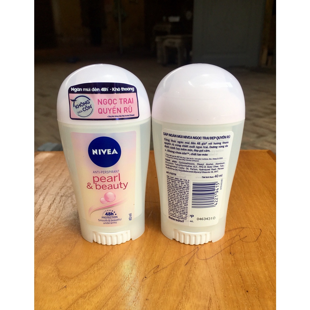 Sáp Ngăn Mùi NIVEA Ngọc trai quyến rũ 40ml