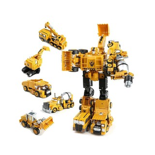 Mô hình Xe biến hình Robot Xe hợp kim Xây dựng