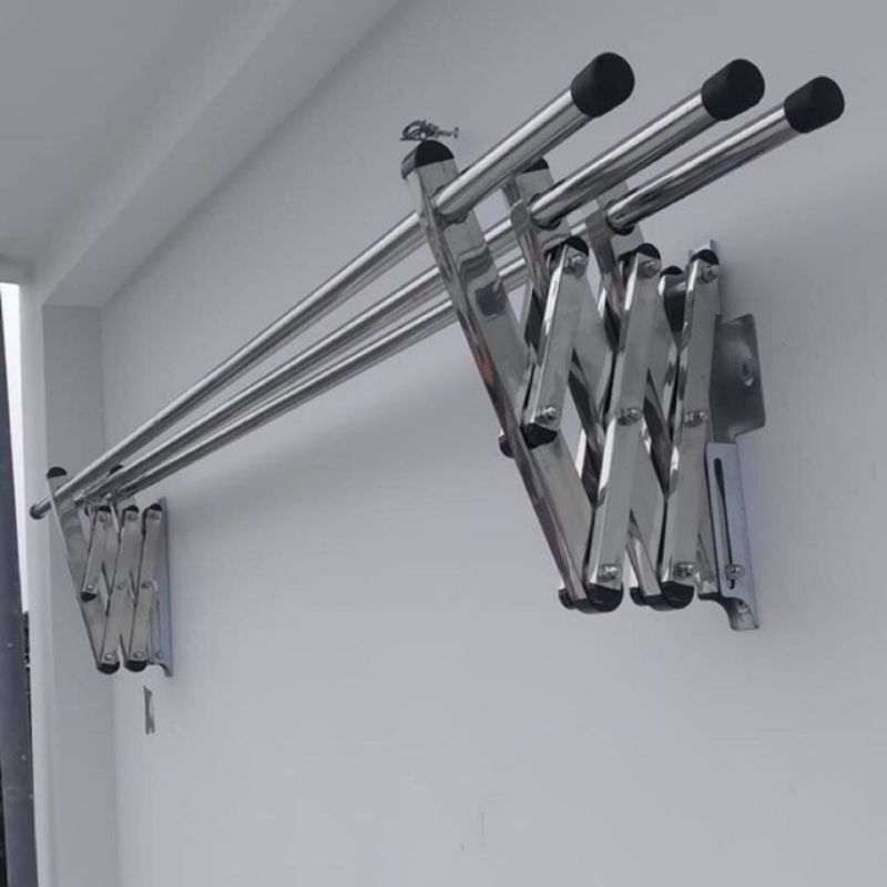 GIÀN PHƠI GẮN TƯỜNG INOX DÀI 2M TIÊN DỤNG