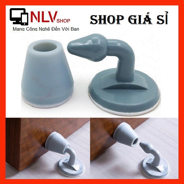 ❄ Dụng Cụ Chắn Cửa Chặn Cửa Chống Sập Chống Va Đập Silicon ❄