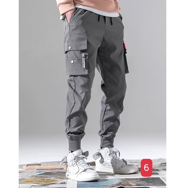 = 8 mẫu Quần jogger nam bo chân túi hộp chất kaki cao cấp co dãn 4 chiều, quần baggy thể thao nam, mẫu mới 2022
