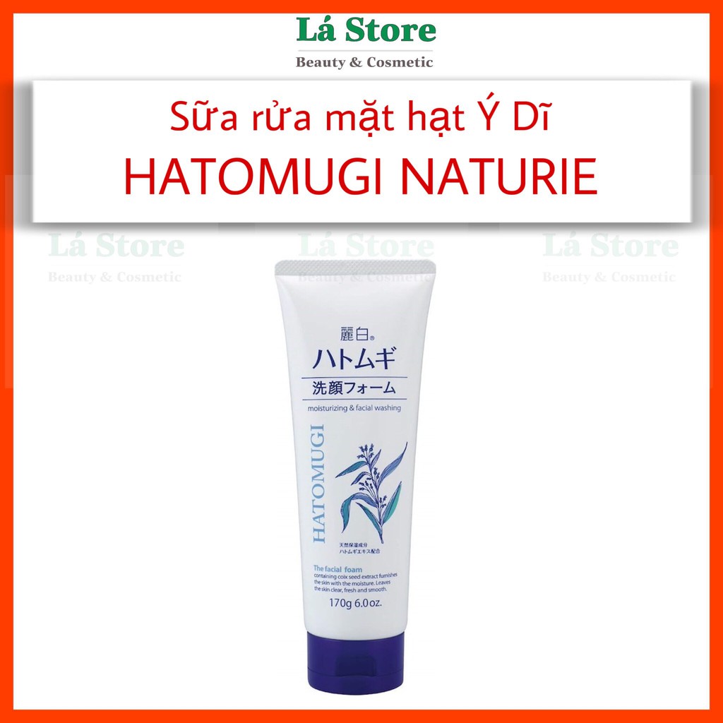 CHÍNH HÃNG - Sữa Rửa Mặt Hạt Ý Dĩ Hatomugi Cleansing & Facial Washing
