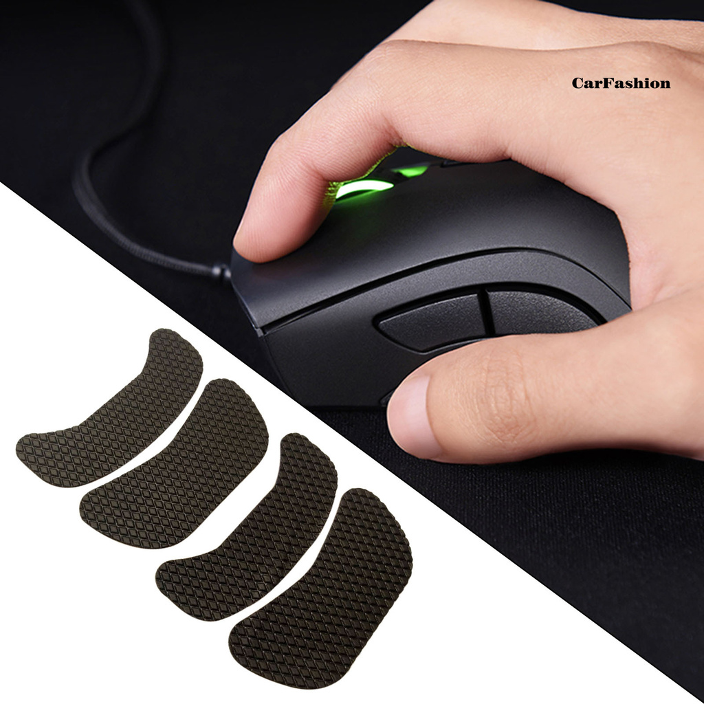 Bộ 4 Miếng Lót Chuột Chống Trượt Chống Mồ Hôi Siêu Mỏng Cho Logitech For Razer Steelseries