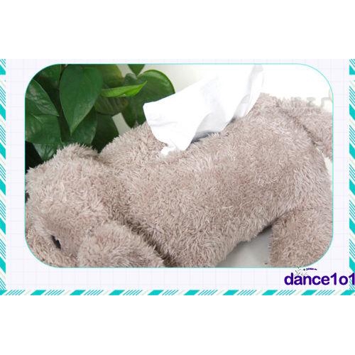 Hộp đựng khăn giấy hình chú chó nhồi bông đáng yêu