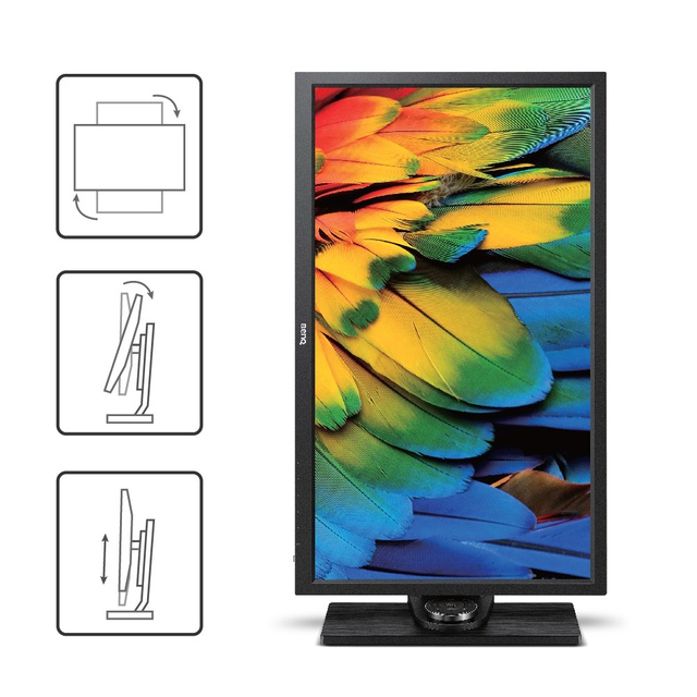 Màn hình BenQ Photographer Monitor SW2700PT 27" QHD 5ms 60Hz AdobeRGB sRGB IPS