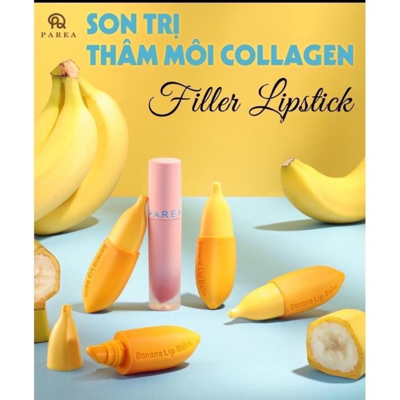 Son Chuối Filler Lipstick Khử Thâm Môi Collagen Banana Giúp Môi Căng Mọng Hồng Hào