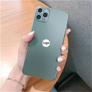Ốp điện thoại màu trơn bảo vệ mặt sau cho iPhone11 Pro max