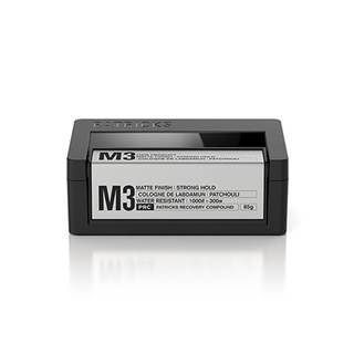 Sáp tạo kiểu tóc cao cấp - patricks - m3 matte finish / strong hold styling product - 75g