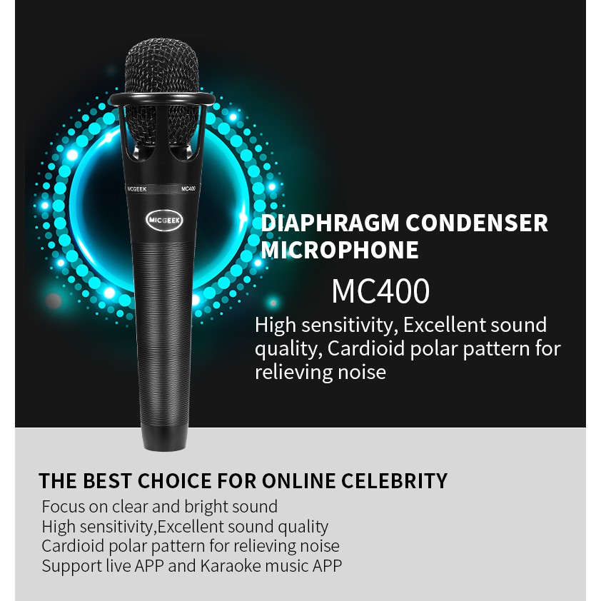 Microphone cao cấp chính hãng Micgeek MC400 -dc2106