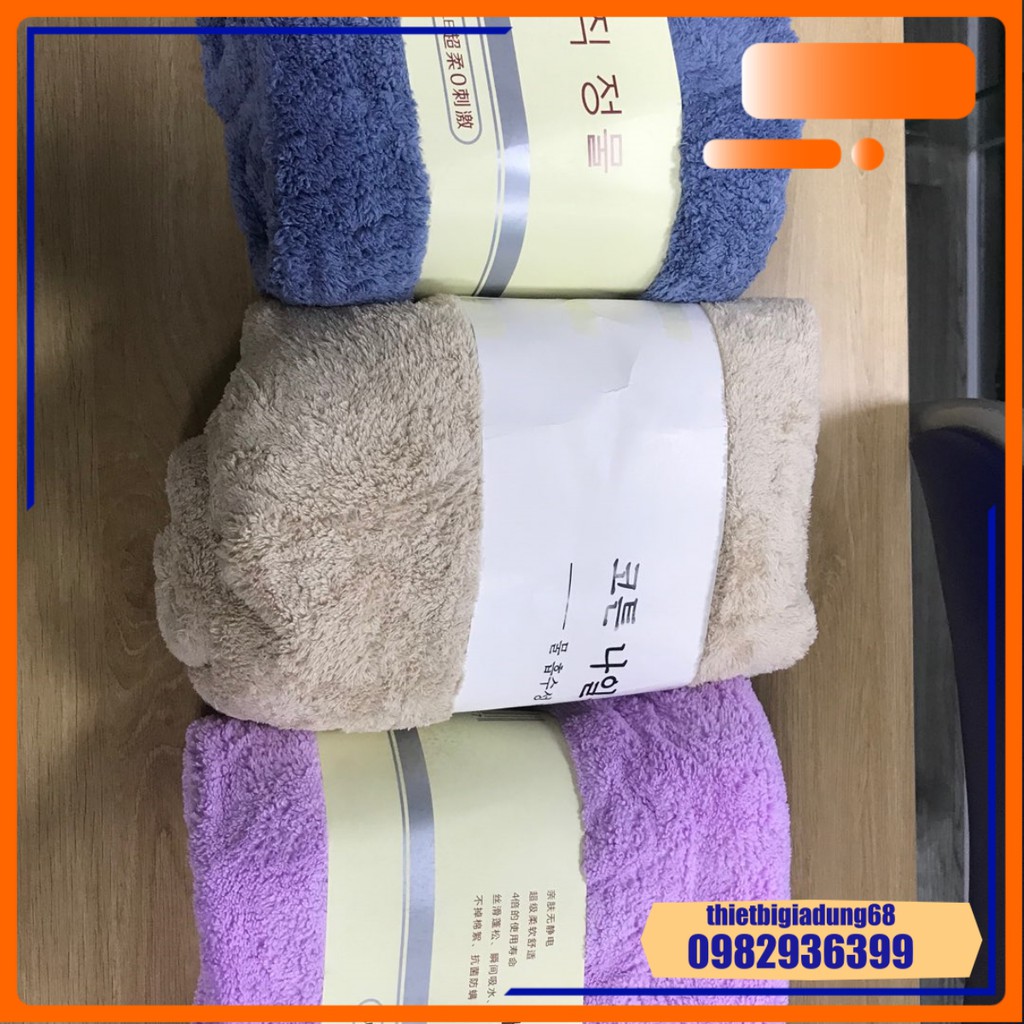 Khăn Tắm Lông Cừu Cao Cấp Kiểu Dáng Hàn Quốc Chất Liệu Cotton Mềm Mịn, Siêu Thấm Hút Nước, Nhanh Khô