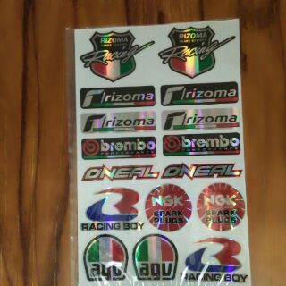 Bộ tem trang trí xe máy racingboy