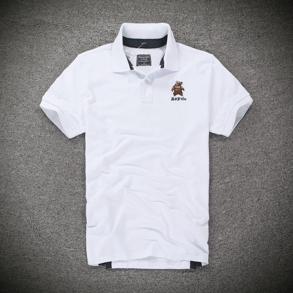 Áo thun Abercrombie White new [100 % cotton xịn đẹp]