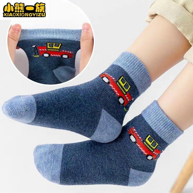 BÁN SỈ COMBO 10 ĐÔI TẤT HÌNH SIÊU NHÂN - OTO CHO BÉ