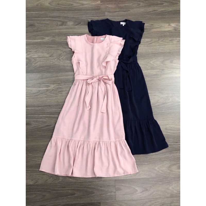 Đầm midi Hobbs tay bèo