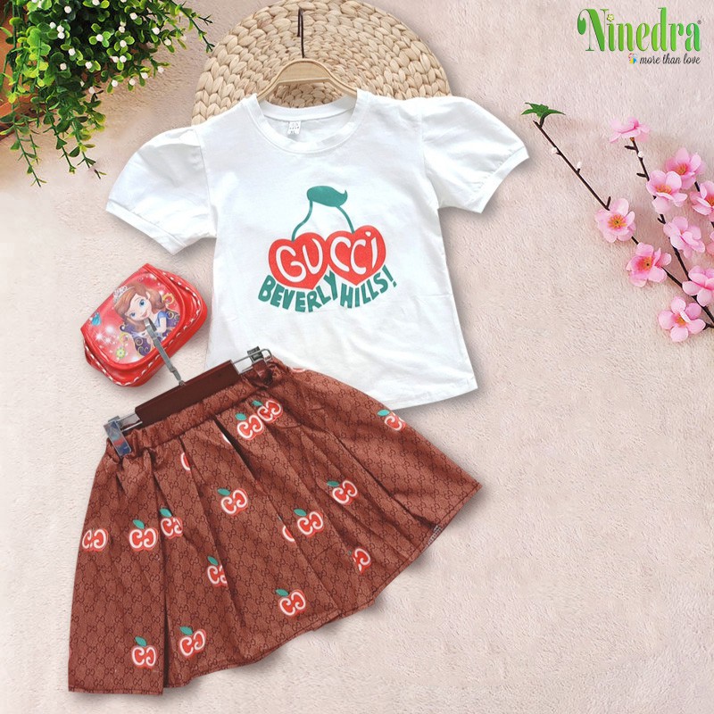 Đồ bộ bé gái size đại cotton thoáng mát cho bé từ 15-35kg