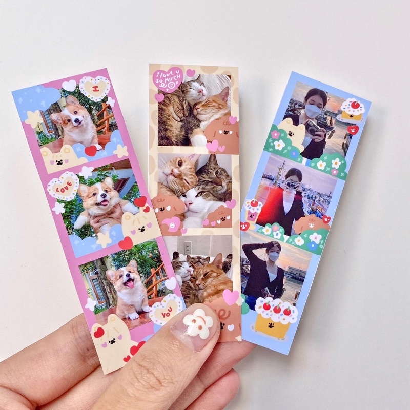 Ảnh Photostrip Chất Lượng Cao In Theo Yêu Cầu Khung Thiết Kế Snazzy