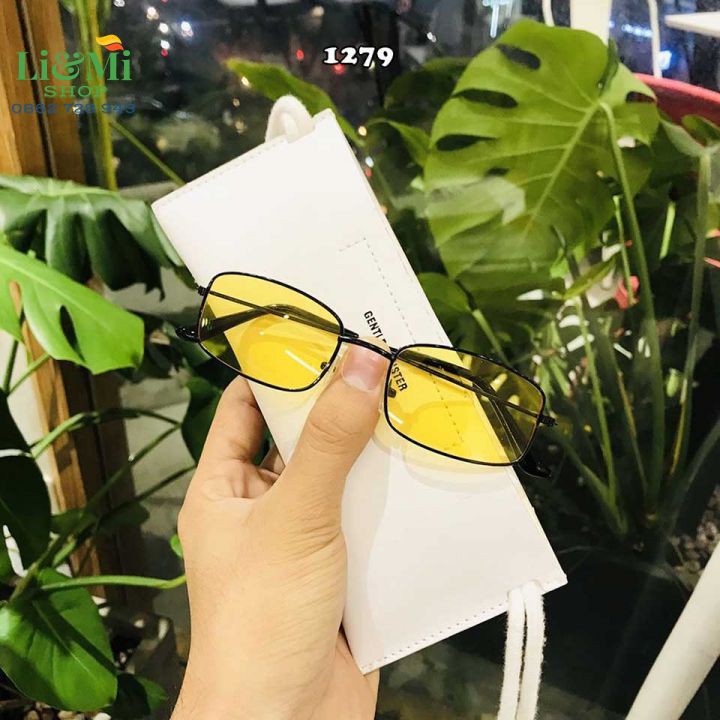 ❌GIÁ SỐC❌Mắt Kính Thời Trang Unisex 💞 Kính Mát Vuông Nam Nữ Hot Trend 2020 GLM1279 | BigBuy360 - bigbuy360.vn