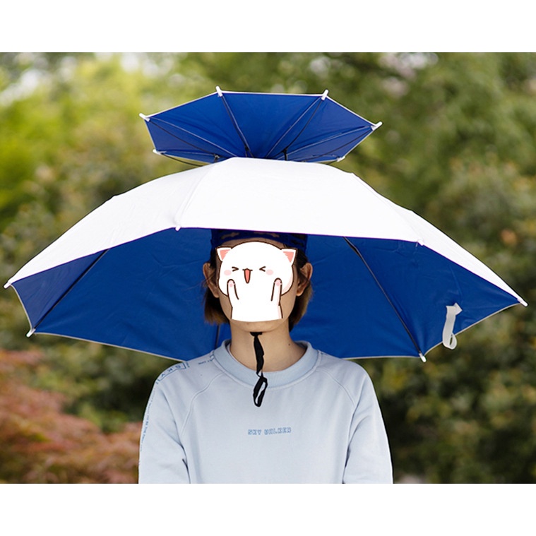 Ô NÓN Cá Nhân ĐỘI ĐẦU Du Lịch Dù Mũ Câu Cá - Che Nắng Mưa