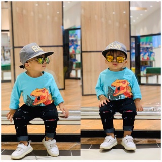 Sỉ áo tay dài khủng long