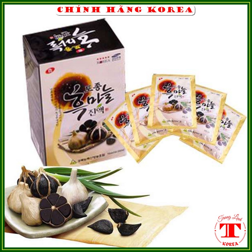 Tinh chất tỏi đen hàn quốc Black Garlic Extract Nước tỏi đen hộp 30 gói, tranglinh