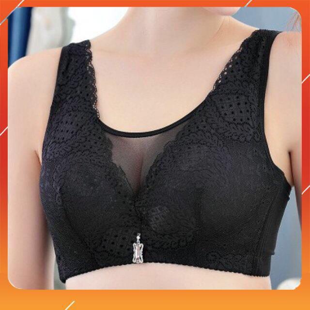 Áo lót nữ ren cao cấp kiểu bra không gọng, nâng ngực quai áo bản to, Mã: A5551