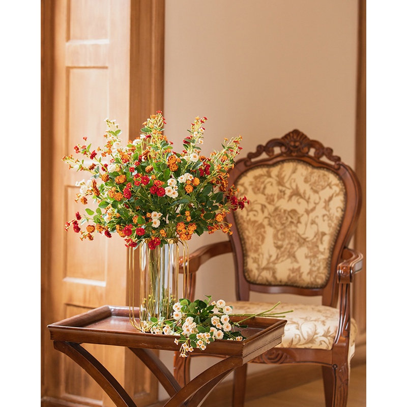 Bó Hoa Hồng Nhân Tạo 73Cm Trang Trí Nhà Hàng