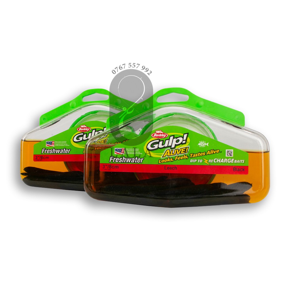 Mồi cá giả mềm siêu nhạy Berkley Gulp Alive Minnow cao cấp/ Mồi câu cá giả Minnow